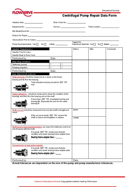 flowserve ansi centrifugal pump repair data form|flowserve service center.